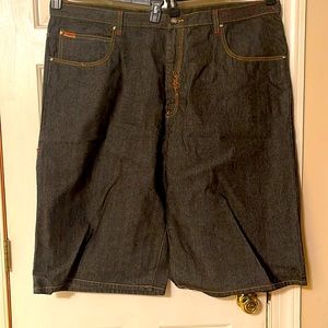 Men’s big and tall denim shorts